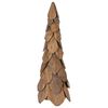 vidaXL Christmas Tree with Stand Brown 80 cm Solid teak wood