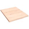 vidaXL Bathroom Countertop 40x50x2 cm Untreated Solid Wood