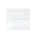 vidaXL Wash Basin White 48x37x13 cm Ceramic Rectangle