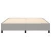 vidaXL Box Spring Bed Frame Light Grey Super King Fabric (UK/IE/FI/NO only)