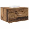 vidaXL Drawer Cabinet with Wheel Old Wood 55 x 45 x 31 cm