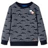 vidaXL Kids'Sweatshirt Navy Melange 116