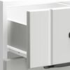 vidaXL Kitchen Base Cabinet Lucca White Engineered Wood