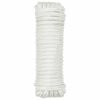 vidaXL Boat Rope 9 m 1.4 White Polyester