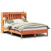 vidaXL Bookcase Bed without Mattress Wax Brown 160x200 cm