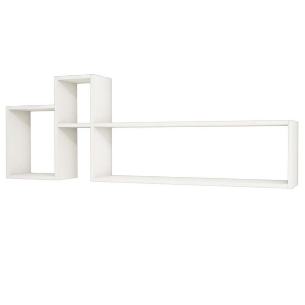 Homemania Wall Shelf Polite 155x22x55cm White