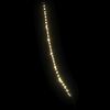 vidaXL LED Christmas Tree with Ground Spikes Warm White 300 cm Metal