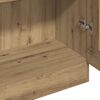 vidaXL Highboard Artisan Oak 82.5x30.5x185 cm Engineered Wood