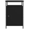 vidaXL Bedside Cabinets 2 pcs Black 40x42x60 cm Engineered Wood