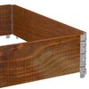 vidaXL Pallet Collar Brown 120x80 cm Solid Wood Pine