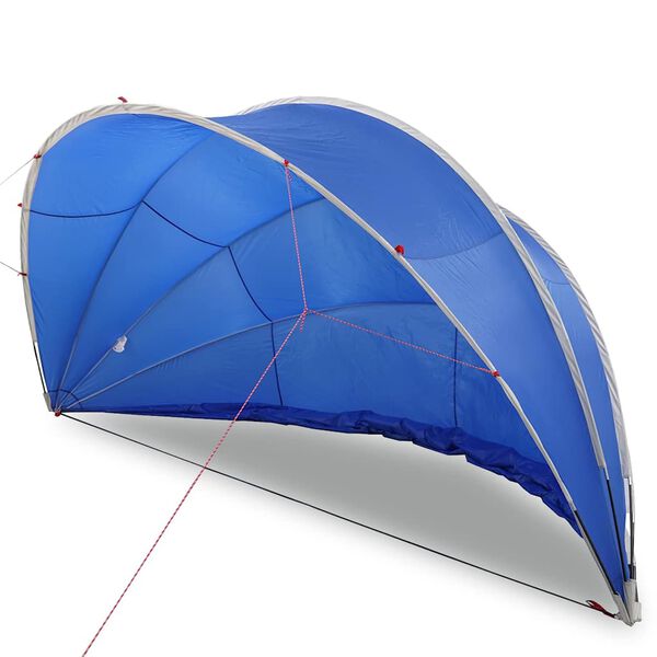 vidaXL Pool Dome Folding Manual Blue 430 x 430 x 210 cm