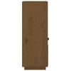 vidaXL Highboard Honey Brown 34x40x108,5 cm Solid Wood Pine