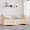 vidaXL Day Bed without Mattress 90x200 cm Solid Wood Pine