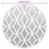 vidaXL Outdoor Carpet ARAKIL Grey &Oslash;120 cm PP