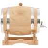vidaXL Wine Barrel with Tap Solid Pinewood 6 L