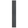 vidaXL Book Cabinet/Room Divider Grey 40x30x199 cm Solid Pinewood