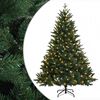 vidaXL Artificial Hinged Christmas Tree 120 cm 150 LEDs Warm White