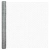 vidaXL Hexagon Fence Silver 1.5 x 10 m Galvanised steel