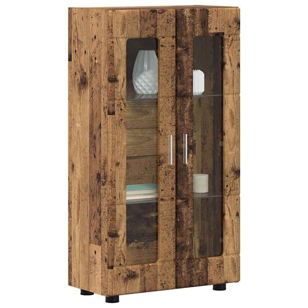 vidaXL Sideboard with Door Old Wood 55.5 x 29 x 103 cm Engineered Wood