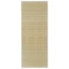 Rectangular Natural Bamboo Rug 150 x 200 cm