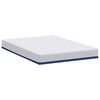 vidaXL Mattress White and Blue 160 x 200 cm Gel-Infused Foam