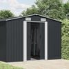 vidaXL Garden Shed Anthracite 257x779x181 cm Galvanised steel