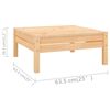 vidaXL 8 Piece Garden Lounge Set Solid Wood Pine