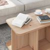 vidaXL Coffee Table Natural 80 x 39.5 x 33.5 cm Solid pine wood