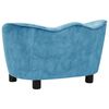 vidaXL Dog Sofa Turquoise 66x43x40 cm Plush