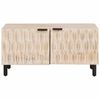 vidaXL Coffee Table White 80 x 50 x 40 cm Solid Mango Wood