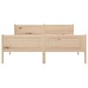 vidaXL Bed Frame without Mattress Solid Pinewood 160x200 cm
