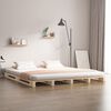 vidaXL Pallet Bed without Mattress 200x200 cm Solid Wood