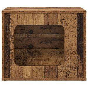 vidaXL Cat House Old Wood 51 x 30 x 42.5 cm Engineered Wood