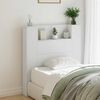 vidaXL Headboard White 100 x 16.5 x 103.5 cm Engineered Wood