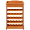 vidaXL Wine Rack Brown 58 x 28 x 90 cm Solid Pine Wood