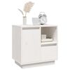 vidaXL Bedside Cabinets 2 pcs White 50x34x50 cm Solid Wood Pine