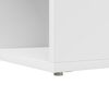 vidaXL Corner Desk White 101.5 x 149.5 x 149.5 cm Engineered Wood