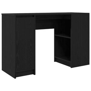 vidaXL Desk Black Oak 120x42x76 cm Engineered Wood