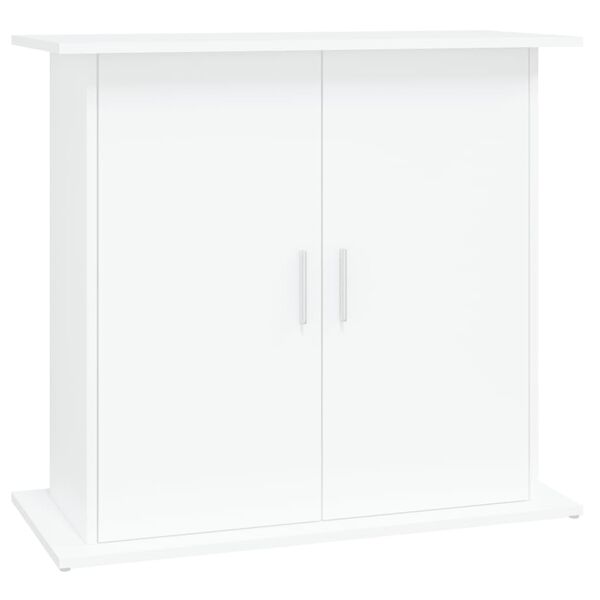 vidaXL Aquarium Stand White 81x36x73 cm Engineered Wood