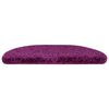 vidaXL Stair Mats 30 pcs 65x21x4 cm Violet Half Round Large