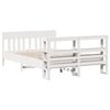 vidaXL Bed Frame without Mattress White 140x200 cm Solid Wood Pine