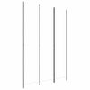 vidaXL 3-Panel Room Divider White 150x220 cm Fabric