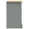 vidaXL Bedside Cabinet Mexican Pine Corona Range Grey 53x39x67 cm