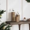vidaXL Candle Holder 3 pcs Natural Solid Teak wood