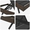 vidaXL Sun Loungers 3 pcs Brown 40 x 40 x 40.5 cm Poly Rattan