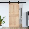 vidaXL Door NARVIK Natural 95 x 210 cm Solid Pine Wood
