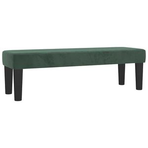 vidaXL Bench Dark Green 100 x 30 x 30 cm Velvet