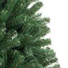 vidaXL Artificial Hinged Christmas Tree Green 150 cm PVC and Metal