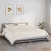 vidaXL Weighted Blanket Light Cream 220x260 cm 15 kg Fabric