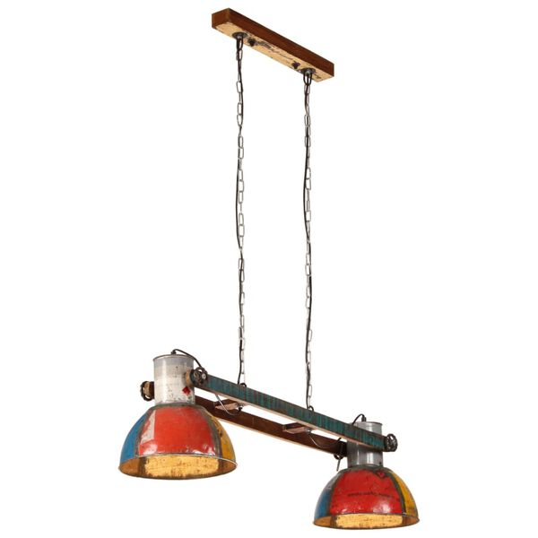 vidaXL Industrial Hanging Lamp 25 W Multicolour 111 cm E27